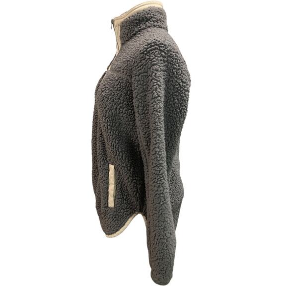 Small Abercrombie & Fitch Womens Pullover Soft Sherpa Jacket - Picture 4 of 10